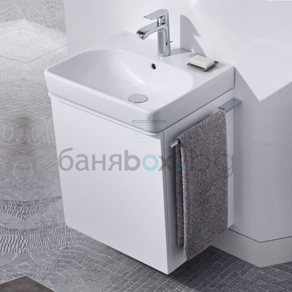 GEBERIT SMYLE SQUARE 55 ПРОМО комплект шкаф с мивка за баня 