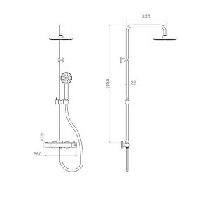 KARAG душ-система с термостат 