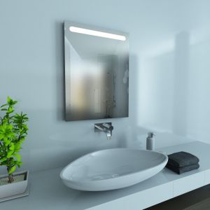 FLEXMEBEL PURA V огледало за баня с вградено LED осветление