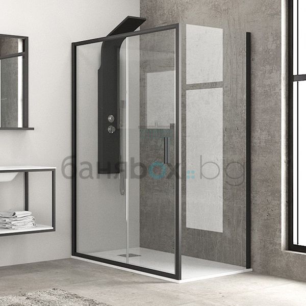 KARAG EFE 400 NERO душ-кабина за баня с черен обков 