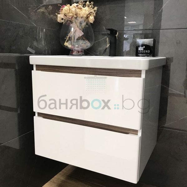 FLEXMEBEL LUMI 62 шкаф за баня с чекмеджета 
