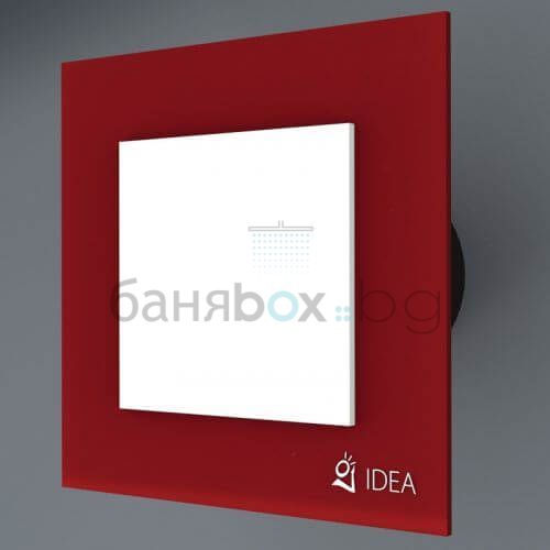 KLIMATOM IDEA DOUBLE вентилатор за баня с червена основа