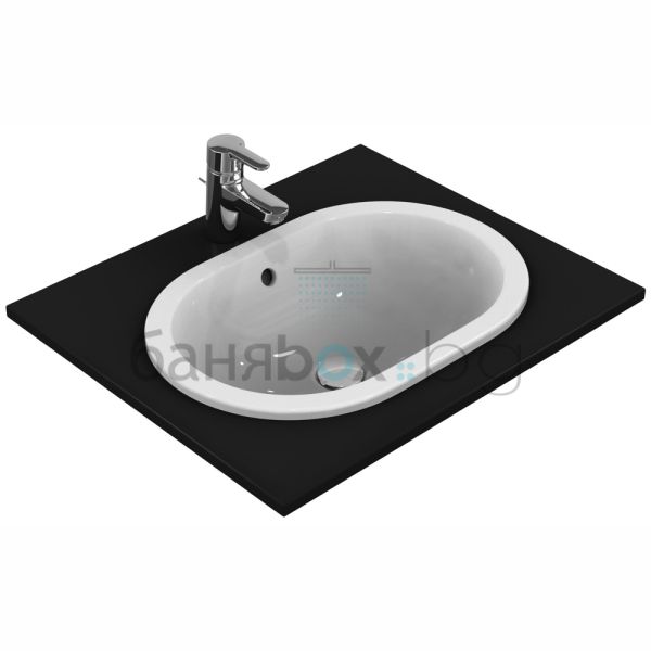 IDEAL STANDARD CONNECT мивка за баня овална с без отвор 