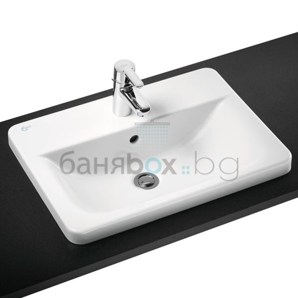 IDEAL STANDARD CONNECT мивка за баня правоъгънла с отвор 