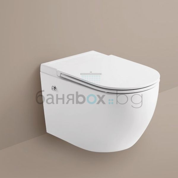 STARCK 58 окачена тоалетна с интегрирано казанче 