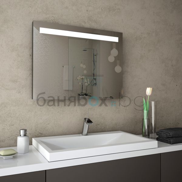 AB GROUP MONO H огледало за баня с вградено LED осветление 