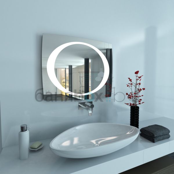 AB GROUP A-ROUND огледало за баня с вградено LED осветление 