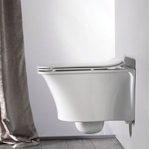 CERASTYLE IBIZA 51 RIMLESS окачена тоалетна без ринг 