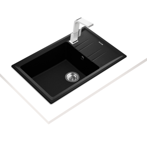 TEKA STONE 60 S-TG гранитна мивка за кухня черен металик 
