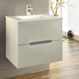 Шкаф за баня Candy 60 ПВЦ водоустойчиви мебели за малка баня и тоалетна 