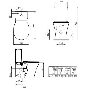 IDEAL STANDARD CONNECT AIR CUBE Close Coupled Toilet