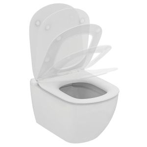 IDEAL STANDARD TESI окачена тоалетна без ринг 