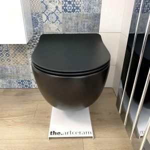 THE ARTCERAM FILE 2.0 черна окачена тоалетна 