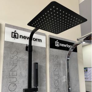 NEWFORM ERGO-Q BLACK Thermostatic Shower System