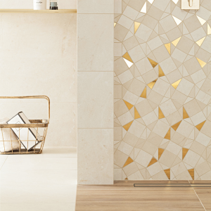 PLAIN STONE GOLD 30/20 Wall Mosaic Tile