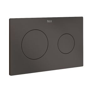 ROCA PL10 DUAL Flush Plate Black Matt