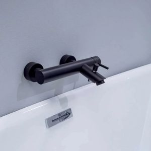 PAFFONI LIGHT Black Shower/Bath  Mixer Tap