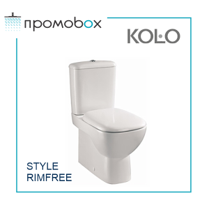 ПРОМО KOLO STYLE RIMFREE WC Set Soft-Closing Seat