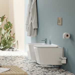 OMNIRES BOSTON 53 RIMLESS Wall Mounted Toilet With Soft-Closing Cover