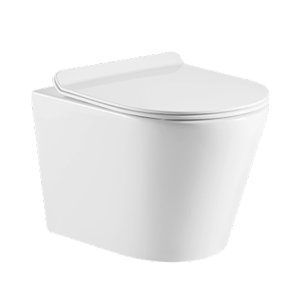 OMNIRES TAMPA 52 SLIM RIMLESS Wall Mounted Toilet With Soft-Closing Cover