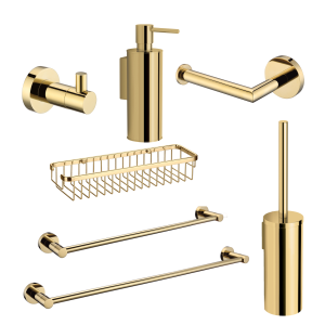 OMNIRES MODERN PROJECT Gold Bathroom Accessories