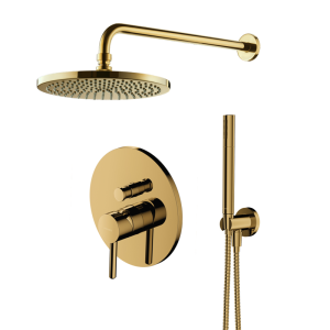 OMNIRES Y Concealed Gold Shower Set