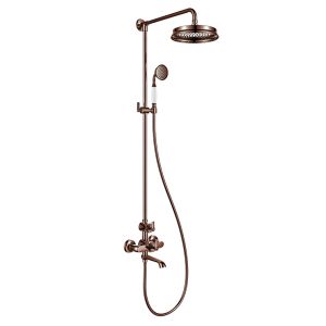 BERGSEE TREND ANTIQUE COPPER Shower/Bath System