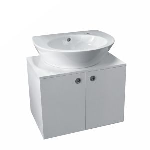 FLEXMEBEL PONTO 60 шкаф за баня с мивка, с чекмеджета или вратички