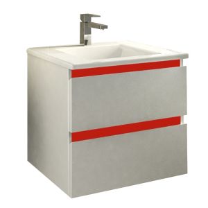 FLEXMEBEL ARRES 55 шкаф с мивка за баня с чекмеджета