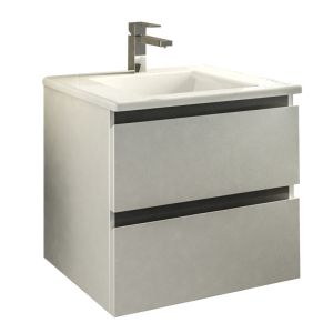 FLEXMEBEL ARRES 55 шкаф с мивка за баня с чекмеджета