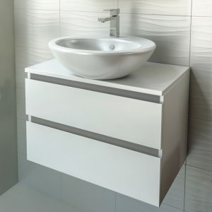FLEXMEBEL TULIP 65 шкаф с мивка за баня с чекмеджета