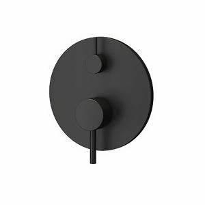 KARAG ARTEMIS NERO черен смесител за вграждане за душ, с превключвател