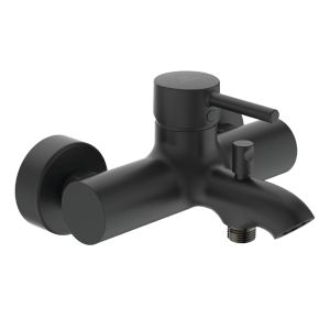 IDEAL STANDARD CERALINE SB Black Shower/Bath Mixer Tap With Hand Shower