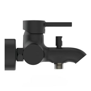 IDEAL STANDARD CERALINE SB Black Shower/Bath Mixer Tap With Hand Shower