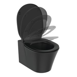 IDEAL STANDARD CONNECT AIR AQUABLADE SB черна окачена тоалетна 