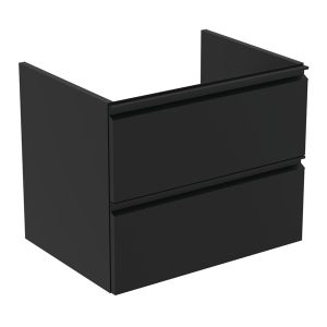 IDEAL STANDARD TESI 60 SB черен шкаф с чекмеджета за мивка за баня 