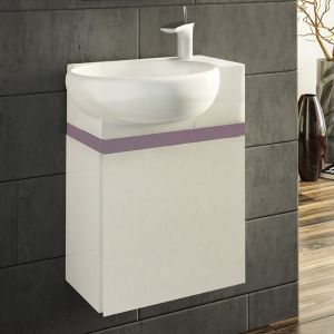 FLEXMEBEL ROSA 45 малък шкаф с мивка за баня/тоалетна