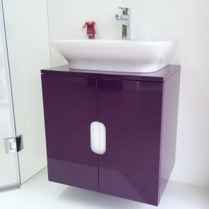 AB GROUP ORO модерен водоустойчив pvc шкаф за баня с вратички 