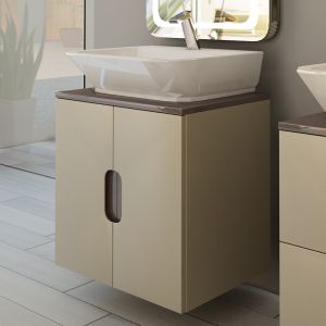 AB GROUP ORO модерен водоустойчив pvc шкаф за баня с вратички 