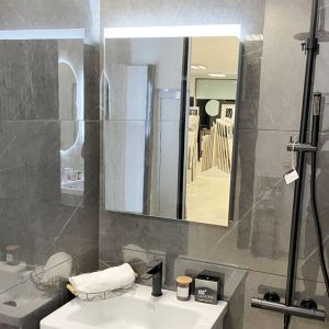 AB GROUP BRINK огледало за баня с вградено LED осветление