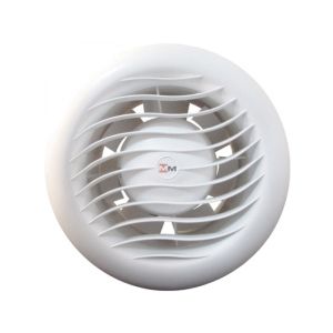 MMOTORS MTB90 вентилатор за баня, кръгъл бял