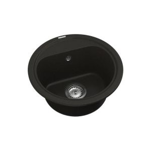 VANKOR LIRA черна полимерна гранитна мивка за кухня 
