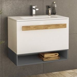 FLEXMEBEL TREND 70 модерен шкаф с мивка за баня