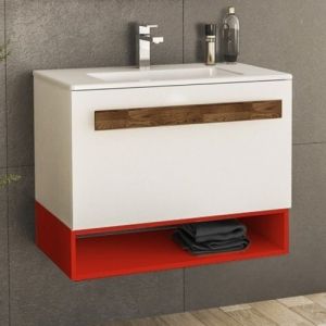 FLEXMEBEL TREND 70 модерен шкаф с мивка за баня