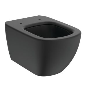 ПРОМО IDEAL STANDARD TESI AQUABLADE BS комплект с черна окачена тоалетна за вграждане 