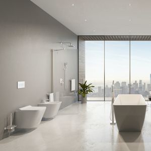 OMNIRES FONTANA 49 RIMLESS Wall Mounted Toilet With Soft-Closing Cover