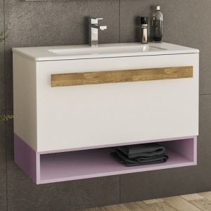 FLEXMEBEL TREND 80 модерен шкаф с мивка за баня