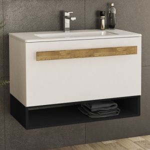 FLEXMEBEL TREND 80 модерен шкаф с мивка за баня