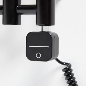 NEX BLACK MATT SPIRAL нагревател за електрическа лира, черен мат 