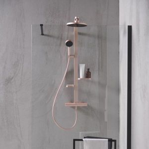 IDEAL STANDARD CERATHERM ALU+ ROSE душ-система с термостатен смесител 